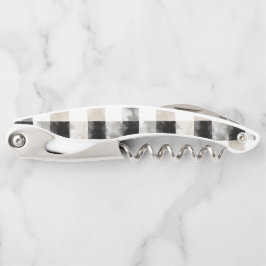 Sacacorchos Black Cream Squares