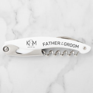 Sacacorchos Boda moderno decorativo padre de Groom B ID887