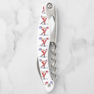 Sacacorchos Bodybuilder Santa Navidades Waiter's Corkbolt