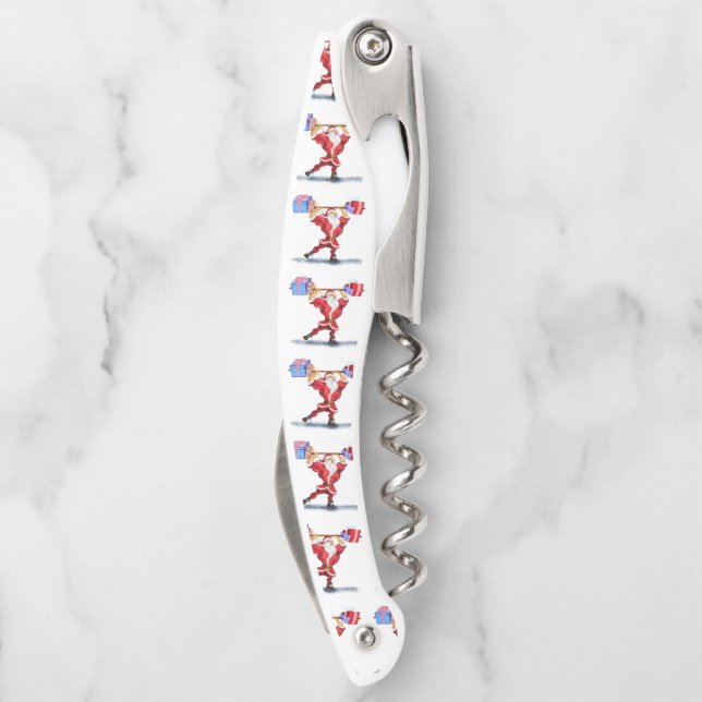 Sacacorchos Bodybuilder Santa Navidades Waiter's Corkbolt (Reverso)