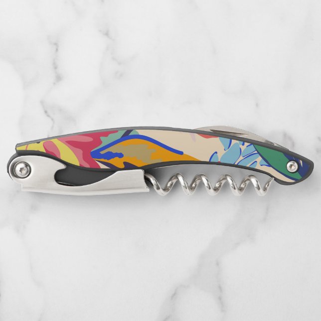 Sacacorchos Bosques y rosas (Anverso)