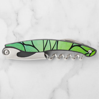 Sacacorchos Brillantes tonos verdes con licencia creativa