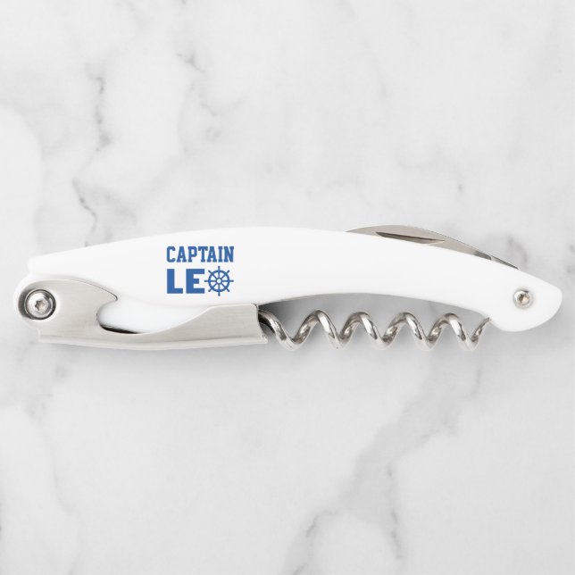 Sacacorchos Capitán Leo (Anverso)