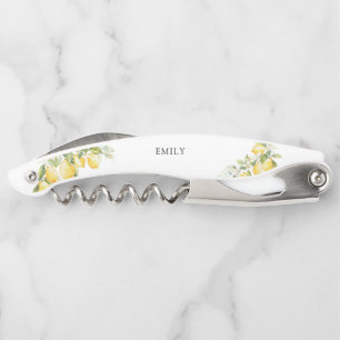 Sacacorchos Cítricos limón Bridal Shower Corkbolt