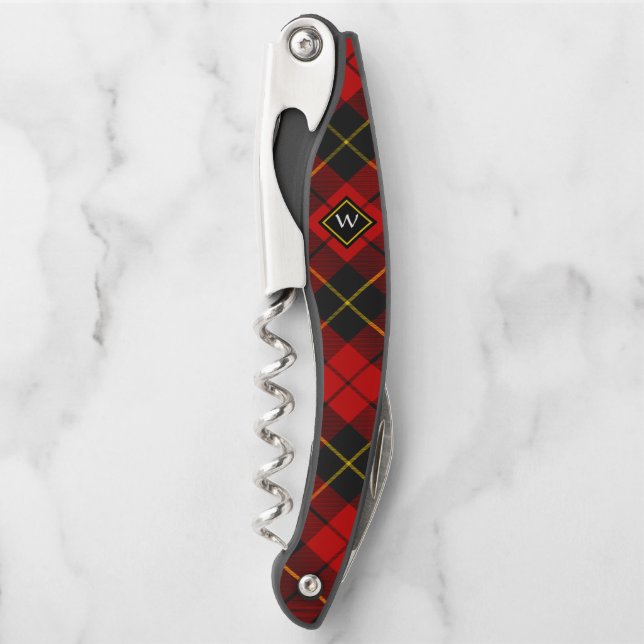 Sacacorchos Clan Wallace Tartan Waiter's Corkbolt (Anverso)