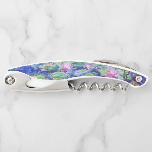 Sacacorchos Claude Monet - Lilies de agua / Nympheas 1919 (Anverso)