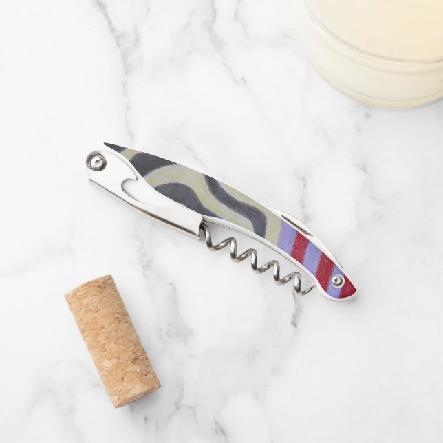 Sacacorchos Coloured Waves Corkscrew (Anverso)