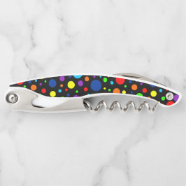 Sacacorchos Corkbolt Black Rainbow Spots