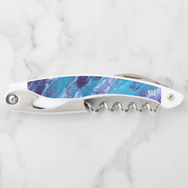 Sacacorchos Corkbolt morado blanco