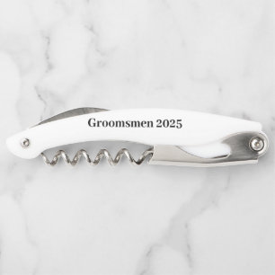 Sacacorchos Corkbolt o Groomsmen nombre personalizado  