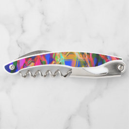 Sacacorchos Cuadros coloreados con "trazos de pincel erróneos"