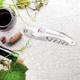 Sacacorchos Cuando esté en duda, joda - Divertido Monograma Co