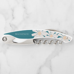 Sacacorchos Daisy Flower añade tu nombre personalizado