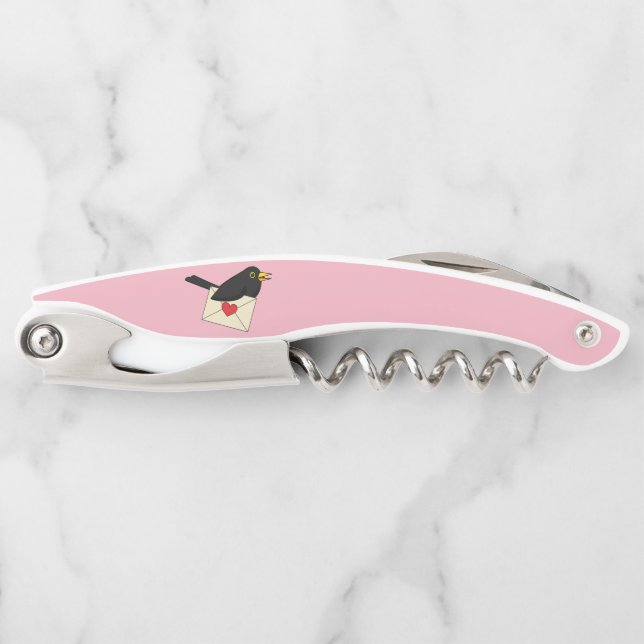 Sacacorchos De Blackbird con amor (Anverso)