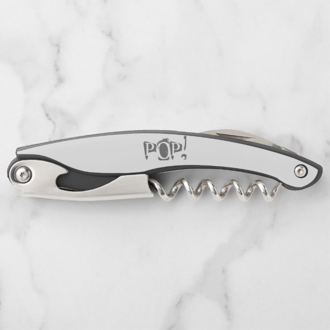 SACACORCHOS DISEÑO DE ESTILO DE ARTE DE APERTURA DEL FRASCO (Anverso)