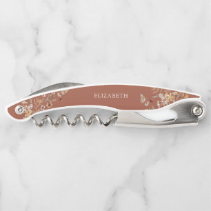 Sacacorchos Ducha de Novia Terracotta Tiny Wildflower