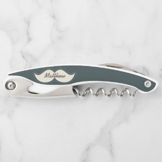 Sacacorchos El bigote elegante de moda personalizado