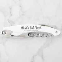 Elegante guión de mejor personalizado negro de mam