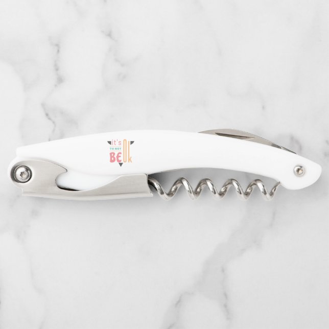 Sacacorchos Está bien no estar bien (Anverso)