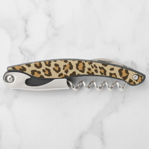 Sacacorchos Estampado leopardo