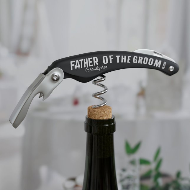 Sacacorchos Father of the Groom Favor Wedding Parent Corkscrew (Subido por el creador)
