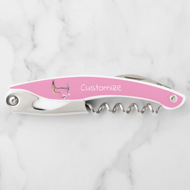 Sacacorchos Flamingo Beber Martini Thunder_Cove (Anverso)