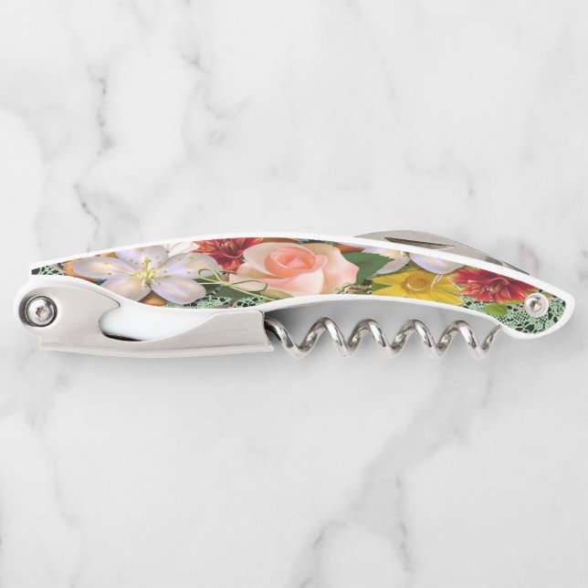 Sacacorchos Floral de apertura del frasco de Corkbolt (Anverso)