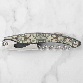 Sacacorchos Floral oriental vintage