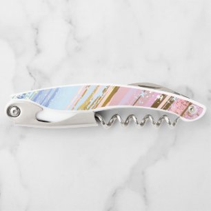 Sacacorchos Fondo rosa texturizado