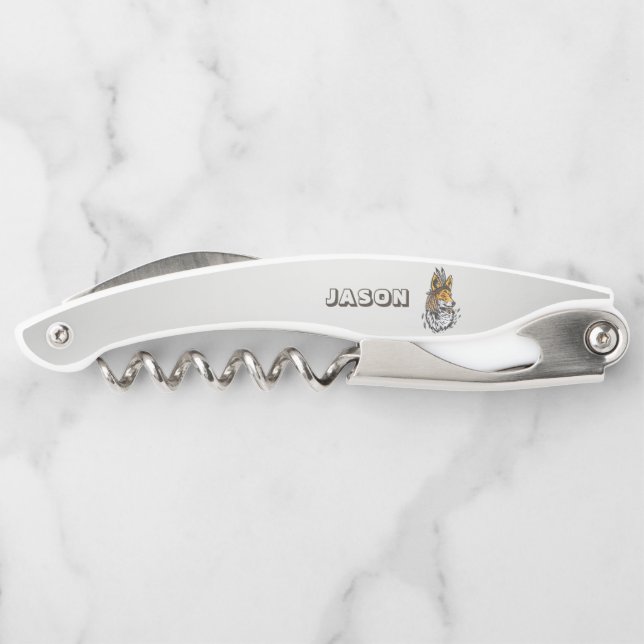 Sacacorchos Fox india (Reverso)