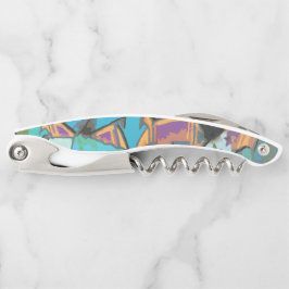 Sacacorchos Graffiti azul Diseño Corkbolt