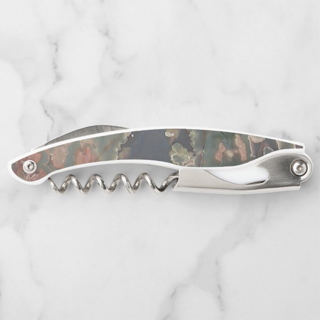 Sacacorchos Green Jasper Stone Look (Reverso)