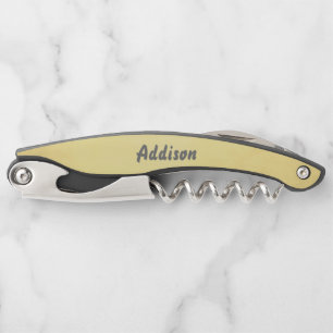 Sacacorchos Gris y oro encantadores