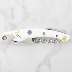 Sacacorchos Guay, ilustracion abstracto único, moderno y urban