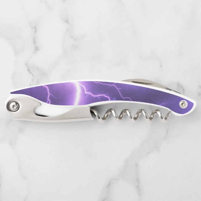 Sacacorchos hermoso cielo, trueno (Anverso)