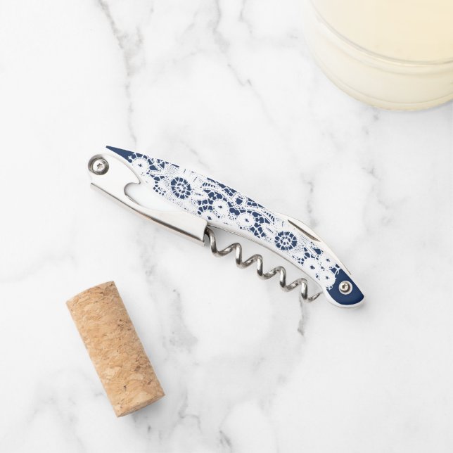 Sacacorchos Hermoso Estilo de Encaje (Anverso)