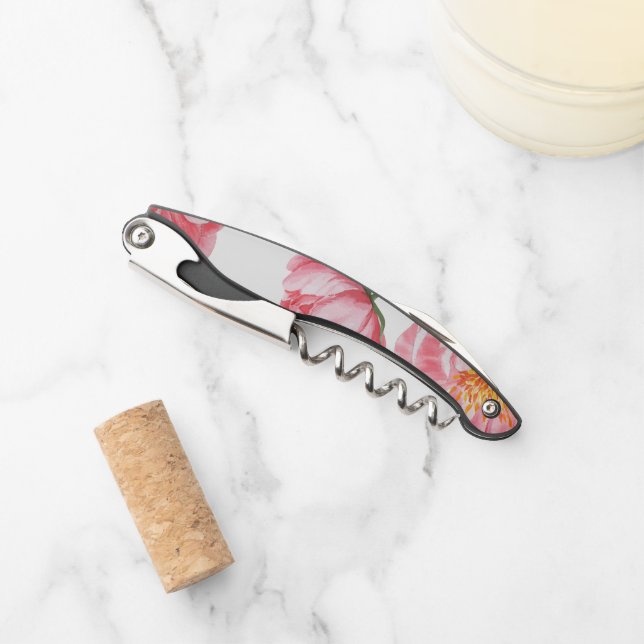 Sacacorchos Hermosos Rosas (Anverso)