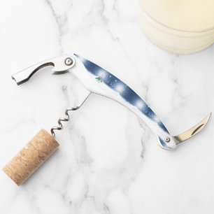 Sacacorchos Hombre de nieve de invierno SlipperyJoe bufanda ve