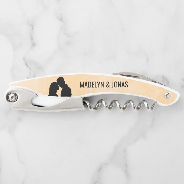 Sacacorchos Ilustracion de la pareja (Anverso)