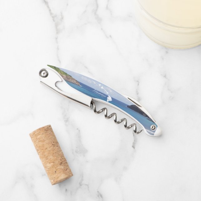 Sacacorchos Islas Hawai de la Bahía Hanauma (Anverso)