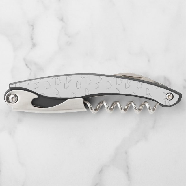 Sacacorchos Line Art, Alabaster Corkbolt (Anverso)