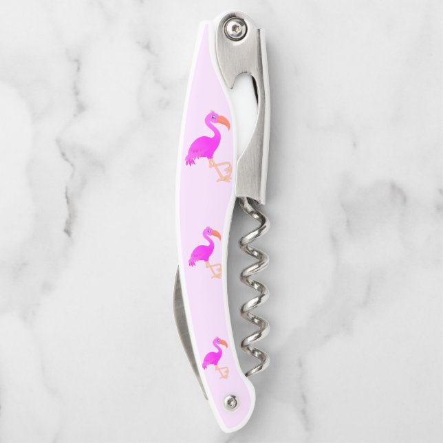 Sacacorchos Los flamencos bonitos - Feliz (Reverso)