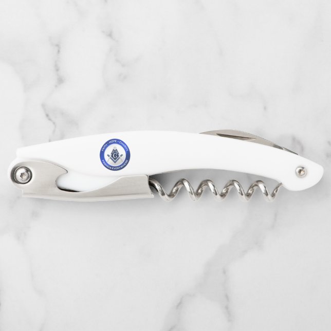 Sacacorchos Masonic Corkscrew (Anverso)