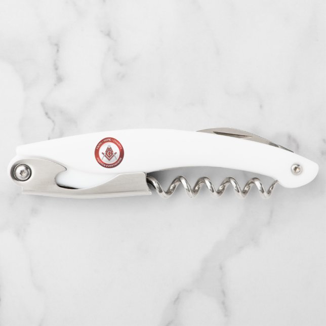 Sacacorchos Masonic Corkscrew Red (Anverso)