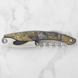 Sacacorchos Menú francés "Vin" Elegant Corkbolt (Negro)