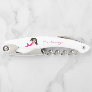 Sacacorchos Mermaid Thunder_Cove de cola rosa