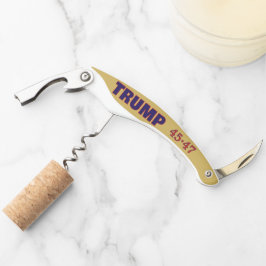 Sacacorchos Negocios o nombre, Trump 45-47 Gold 3-in-1 Waiter