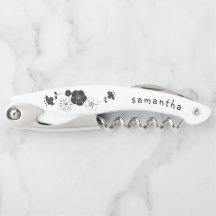 Nombre de la dama de honor Fecha Artsy Floral Whit