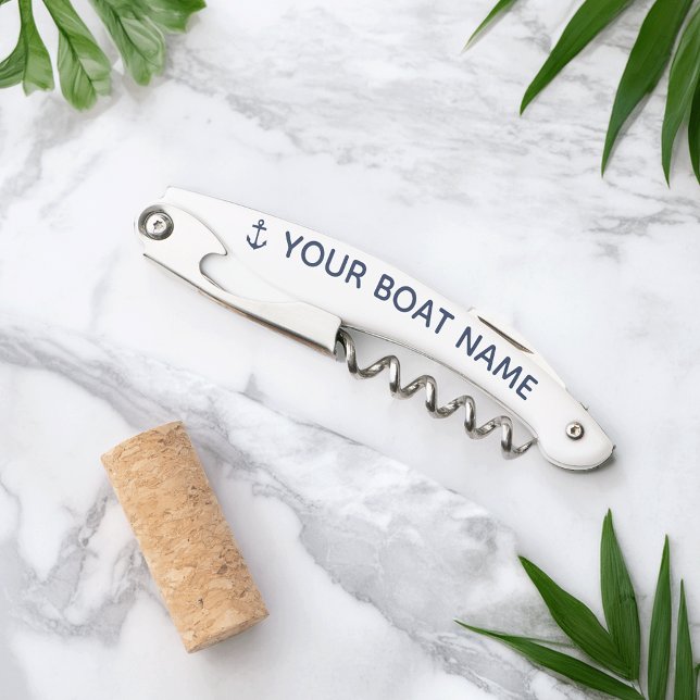 Sacacorchos Nombre del barco del ancla de la marina náutica (Subido por el creador)