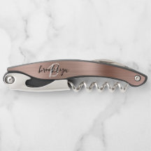 Oro Rosa Falso Metal Bruñido Monograma Letra